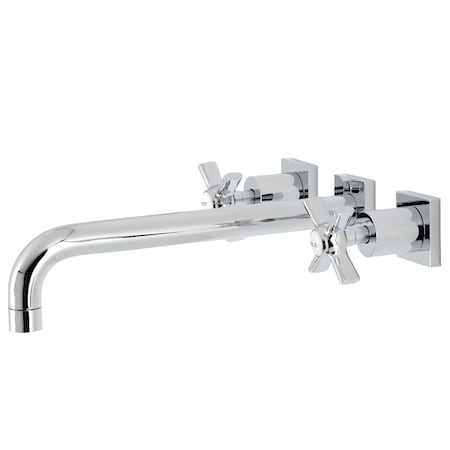 Kingston Brass KS6051ZX Wall Mount Tub Faucet, Polished Chrome KS6051ZX